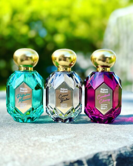 Introducing the new gourmand! Bijou Sucré meaning Sugared Jewel, is a truly indulgent eau de parfum collection inspired by sweet French desserts 🍒🥜🥮. Coming soon to your local @tjmaxx and @marshalls. #newfragrance #gourmandfragrance #bijousucre #fragrancelover